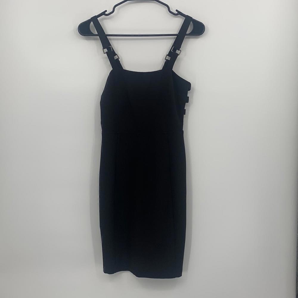 Charlotte Russe Black Strappy Back Bodycon Dress Women’s Size XS